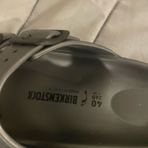 Grey Birkenstocks